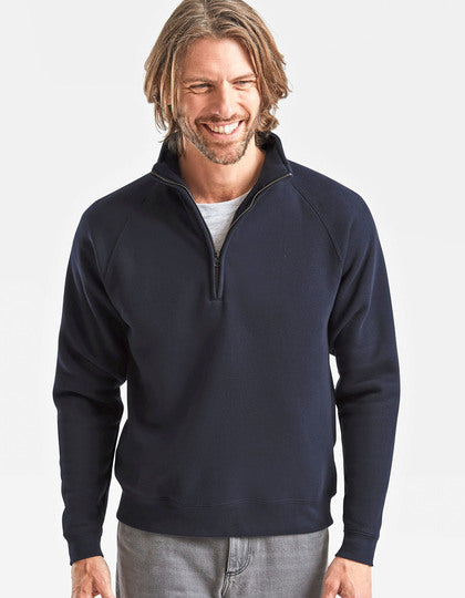 Sweatshirt halv dragkedja F382