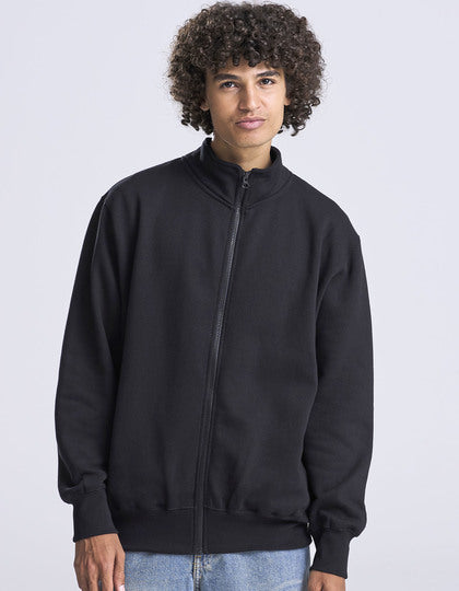 Sweatshirt med hel dragkedja JH147